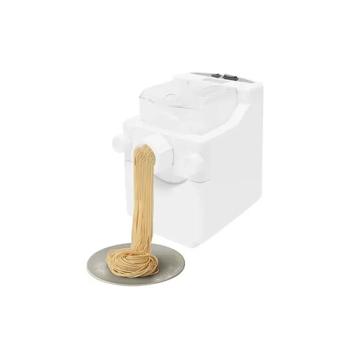Machine à pâtes Pasta Maker Automatique avec moteur en cuivre Pâtes maison en 12 min 9 formes Acier inoxydable Mode inverse Pâtes