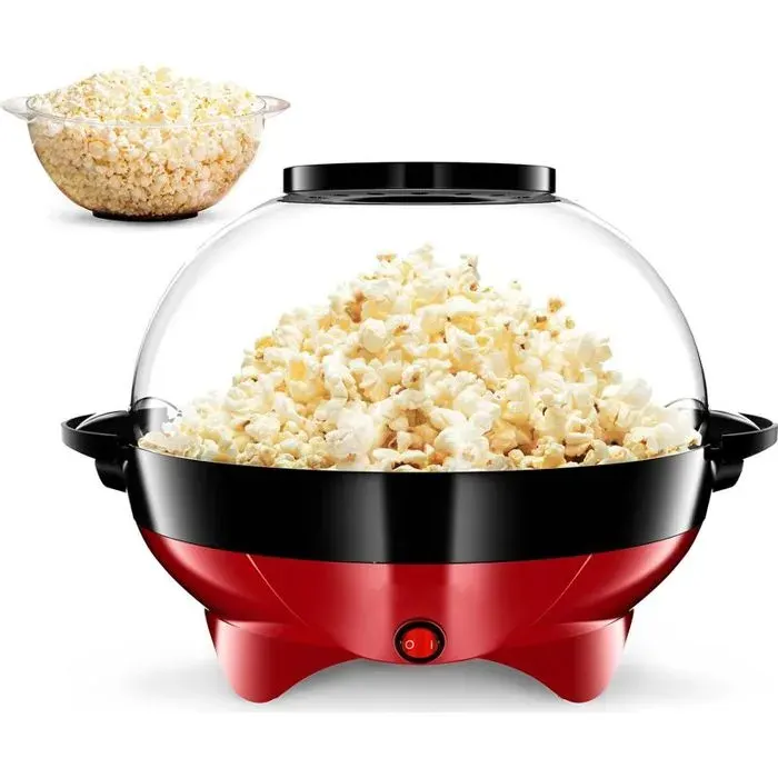 Machine à Pop-Corn - Appareil Air Chaud Rapide Sans Huile Graisse avec Tasse Mesurer