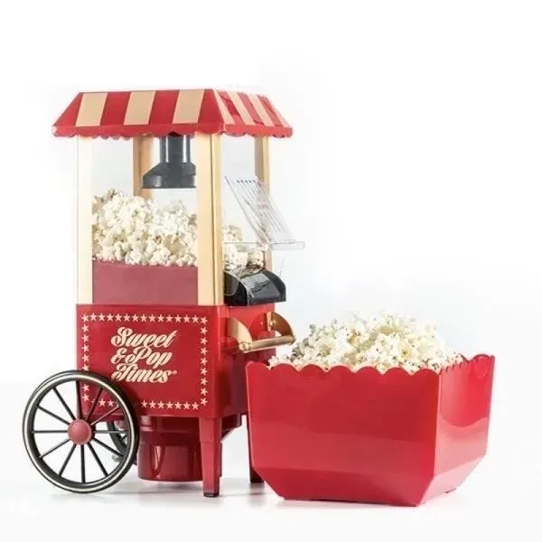 Machine à popcorn - CELLUSTOP - Rouge - Air chaud - SANS HUILE - Fête et célébration