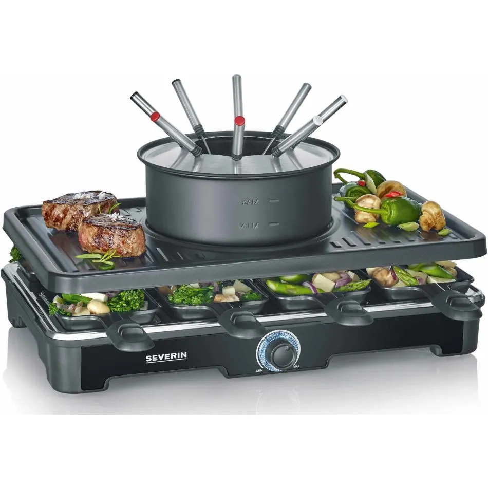 Machine à raclette SEVERIN RG2347 — coloris Noir