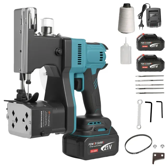 Machine de fermeture portable avec 2 batteries Makita machine à coudre pour sacs machine à coudre sans fil machine à sceller