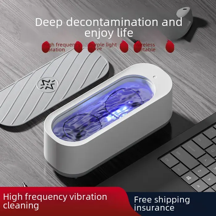 Machine de Nettoyage à la Vapeur Portable - Compacte Polyvalente pour Lunettes et Bijoux