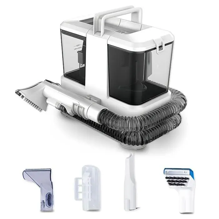 Machine de nettoyage de canapé Nettoyeur Canapé Tissu Shampouineuse 400w Nettoyeur Détacheur Portable pour Tapis Matelas Rideau