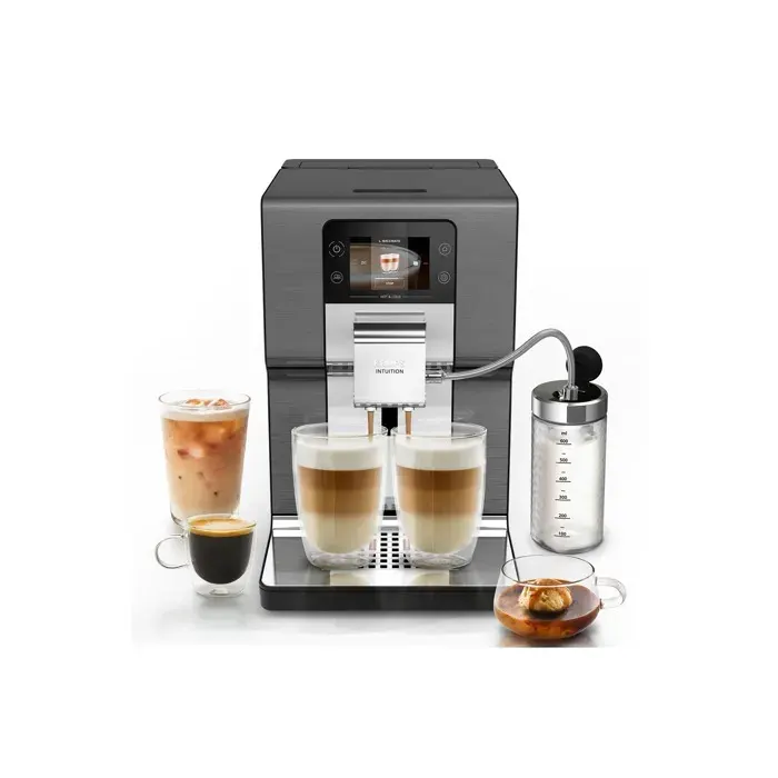 Machine espresso Krup Intuition Experience Hot&Cold EA879NE0 Argent — vue 3