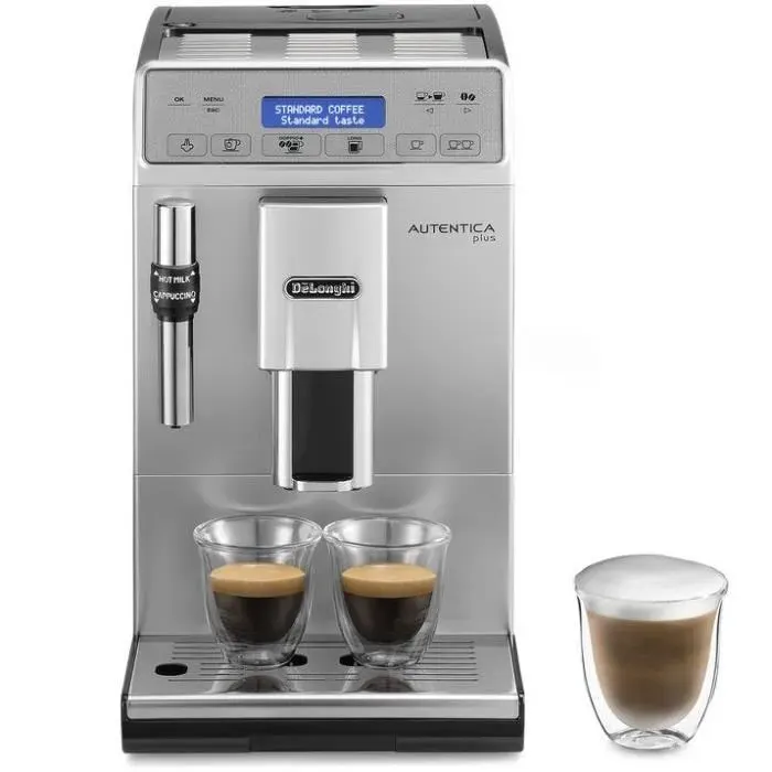 Machine expresso broyeur - DeLonghi - Autentica plus - ETAM29.620.SB - 4 recettes - Argent