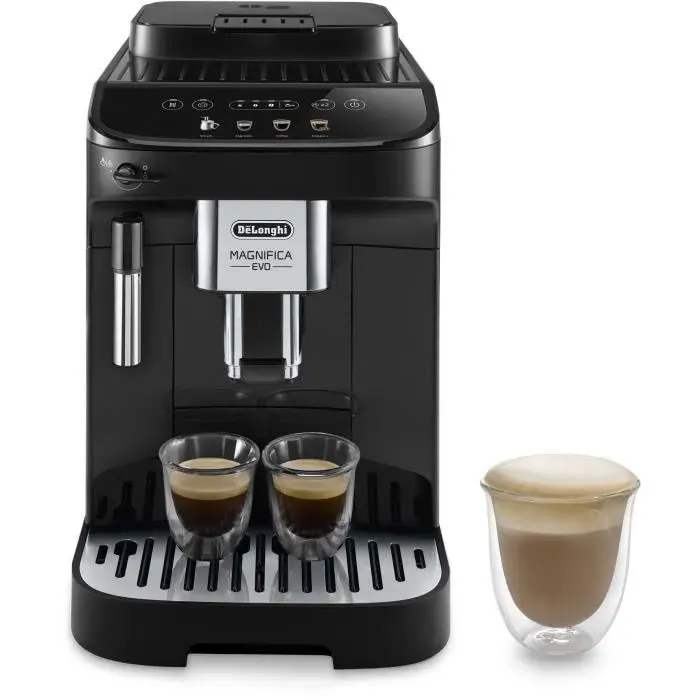 Machine expresso broyeur - DeLonghi - Magnifica evo - ECAM290.22.B - 4 recettes - Noir