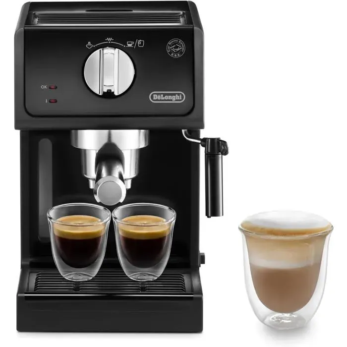 Machine expresso - TURBIX - DeLonghi ECP31.21 - Porte-filtre aluminium - Buse cappuccino - Réservoir 11 L