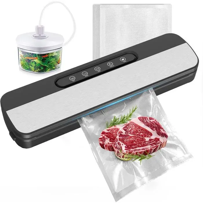 Machine Sous Vide Alimentaire - GATO NEGRO - MIN433 - 7 en 1 - Scellage Rapide - Réservoir Amovible