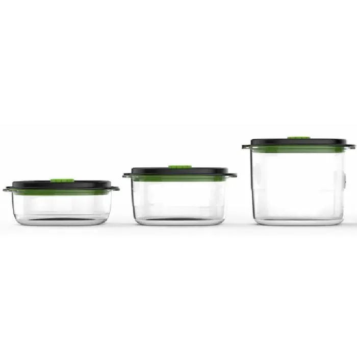 Machine sous vide Foodsaver Pack Boîtes fraîcheur 0,7L + 1,2L + 1,8L FFC026X01 — vue 2