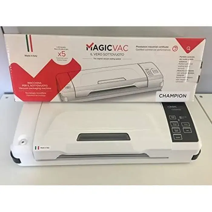 Machine sous vide - Magic Vac - Champion - 130 W - Automatique - Blanc — coloris Blanche