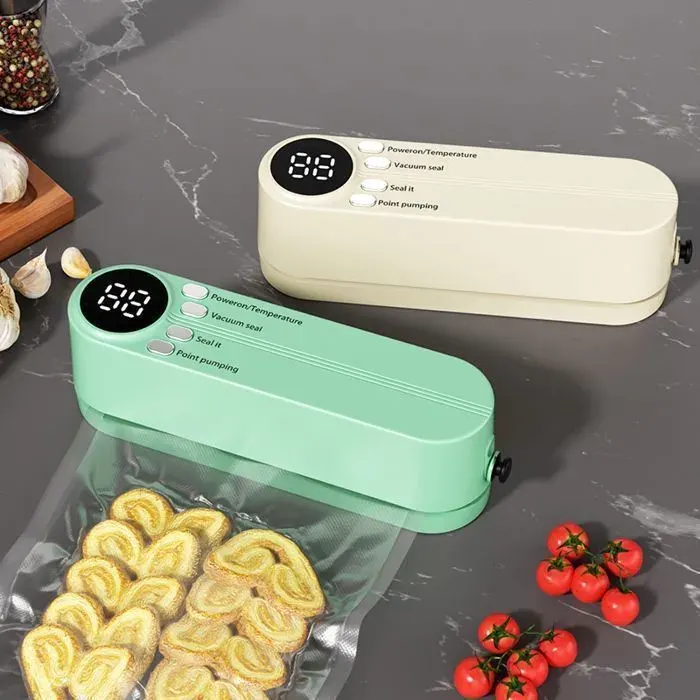 Machine Sous Vide - Mini scellante automatique compacte pour aliments secs et humides
