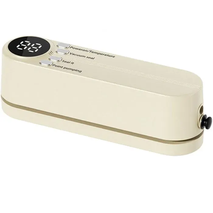 Machine sous vide portable - DEMA - Sans fil et portable - Batterie 1200 mAh - 3 niveaux de température