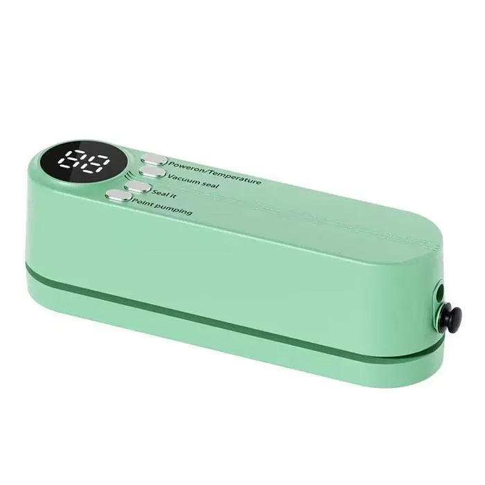 Machine sous vide portable MLBQ - Appareil de conservation alimentaire sans fil automatique plastique vert
