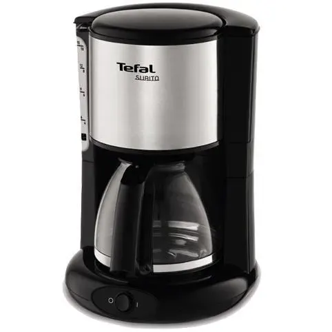 Machines à café Tefal CM3608 Subito café en acier inoxydable - Noir