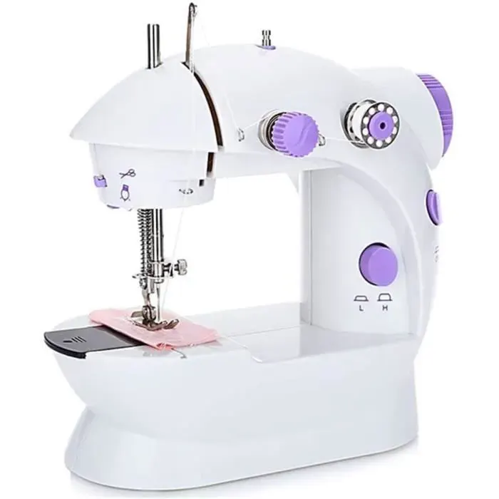 Machines à Coudre Mini Portable Programmes de Couture électrique Domestique Machine à Coudre pour Débutants Vitesse de Couture Régl