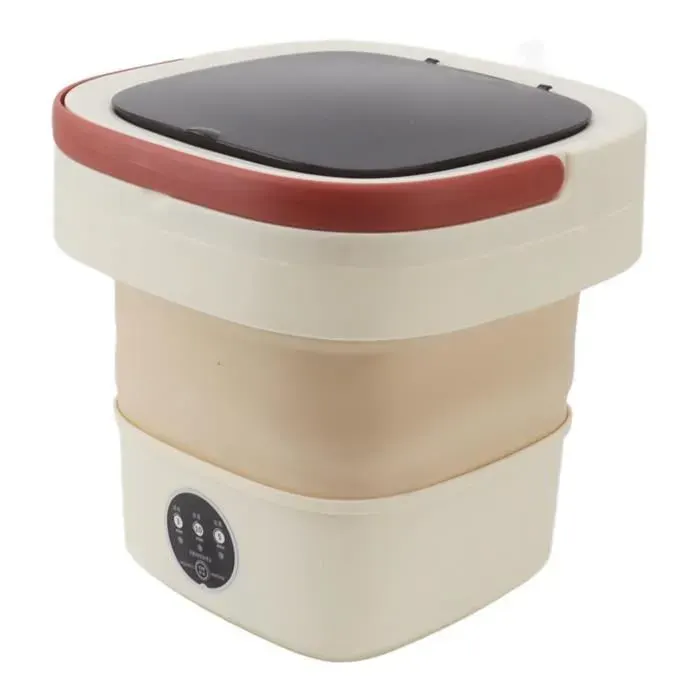 MAG Lave-linge portable pliable automatique avec essorage doux 6L Mini Portable Bucket Washer