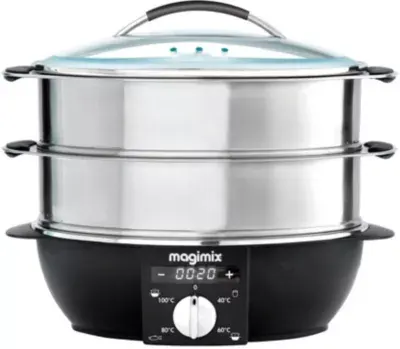 Magimix - Cuiseur Vapeur Multifonction 11582 — coloris Noir