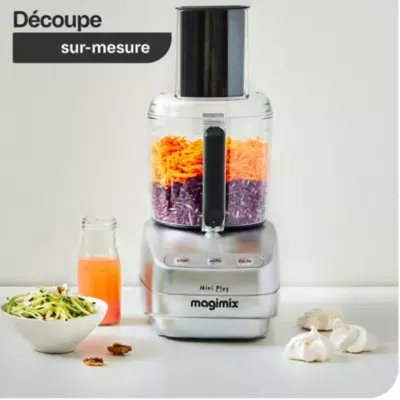 Magimix - Robot Multifonction 18261f Mini Plus Chrome Brillant — vue 6