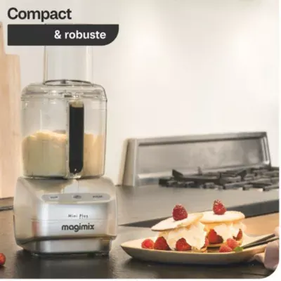 Magimix - Robot Multifonction 18261f Mini Plus Chrome Brillant — vue 4