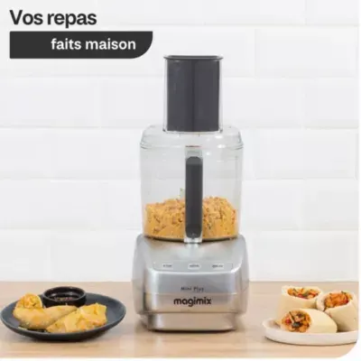 Magimix - Robot Multifonction 18261f Mini Plus Chrome Brillant — vue 3