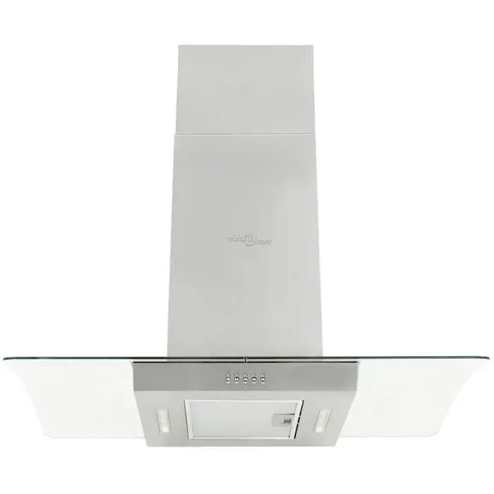 Magnifique Hotte îlot 90 cm Acier inoxydable 756 m³/h LED - design polyvalent - pour maison - Argent 22 kg 2026_590377