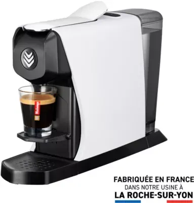 Malongo - Cafetière À Dosette Eoh Blanc Mat