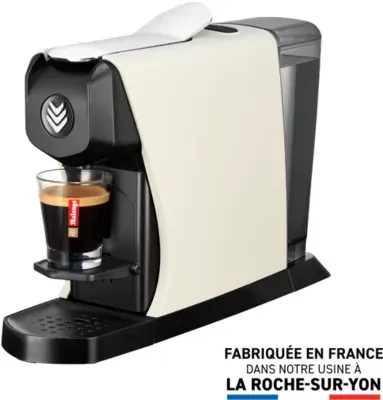 Malongo - Cafetière À Dosette Eoh Creme Pastel