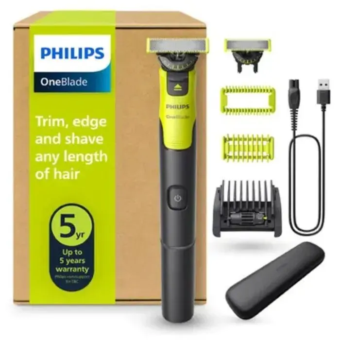 Manche OneBlade Visage et Corps 360 - PHILIPS - QP4530/30 - connecté - 60 min autonomie - étui voyage