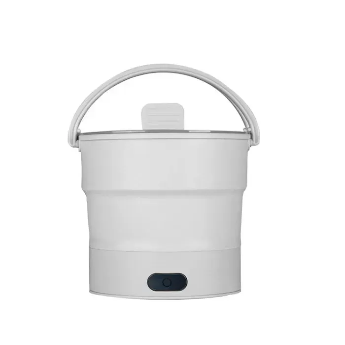 Marmite électrique capacité 800 ml 100-240 V protection contre la surchauffe idéale pour une cuisine saine 17 x 58 cm blanc
