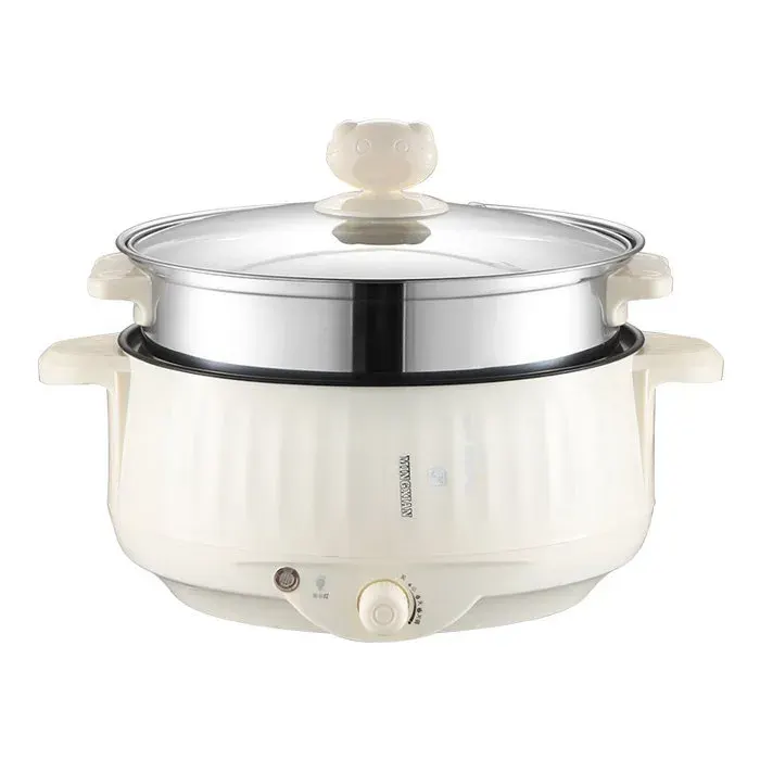 Marmite multifonction électrique - ULISEM - Cuisson vapeur - Friture - Antiadhésive - 3 vitesses - Sécurité auto