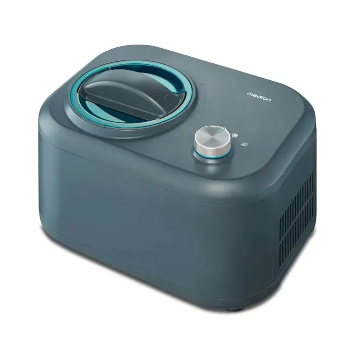MEDION Machine à glace avec compresseur (convient pour la préparation de crèmes glacées yaourts glacés & sorbets 1 litre 100