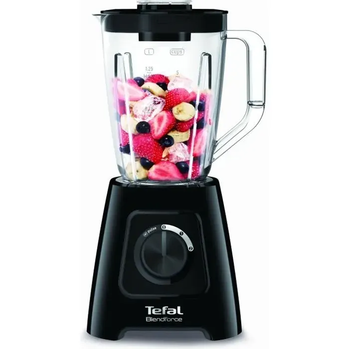 Mélangeur de table - TEFAL - BlendForce II - 125 L - 2 L - 600 W - Noir