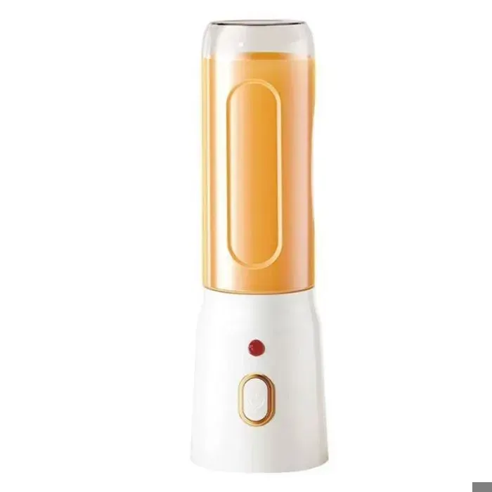 Mélangeur Double Tasse 450 Ml Rechargeable par USB avec 10 Lames Verrouillage de Sécurité Intelligent Arrêt Automatique Lorsque le