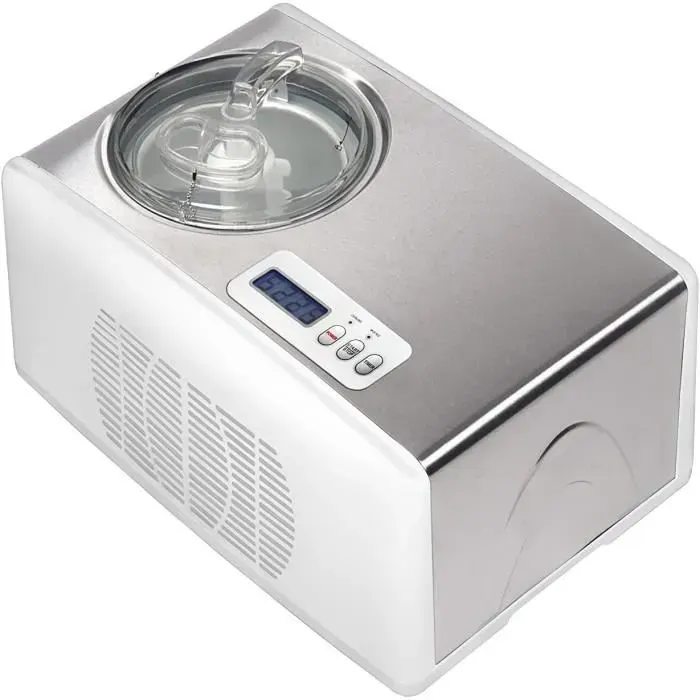 Melchioni Family Machine à Glacée FROSTYSorbetière Turbine a Glace Automatiqueen 60 MinutesRefroidissement Automatique150W