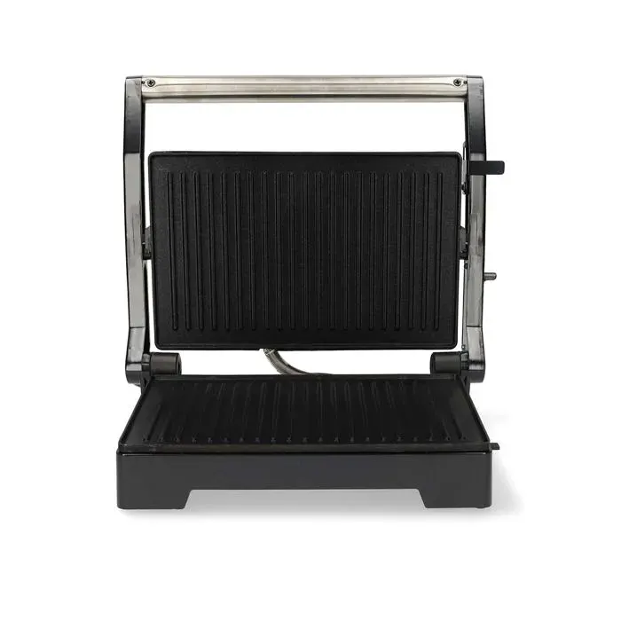 Melissa 16240111 - Gril Panini et Gril de Contact - Revêtement Antiadhésif - Protection contre la Surchauffe - 1000W - Noir
