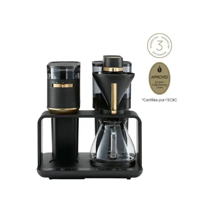 Melitta - Cafetière Filtre Epos Avec Broyeur Intégré Schwarz-Gold — vue 2