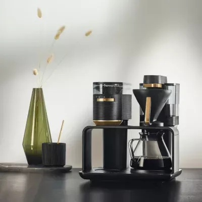 Melitta - Cafetière Filtre Epos Avec Broyeur Intégré Schwarz-Gold — vue 8