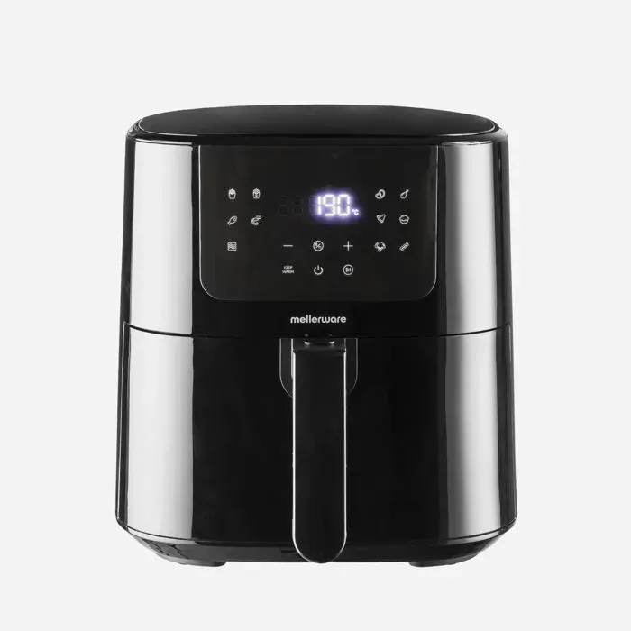 Mellerware Crunchy Plus 55 L – Friteuse à air 1500 W 11 Programmes Shake & Keep Warm Antiadhésif