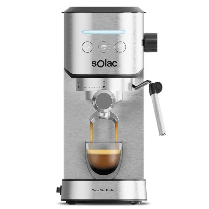 Mellerware-Machine espresso 20 bars Thermoblock 1–2 tasses Buse vapeur inox Réservoir 1 L Acier inox