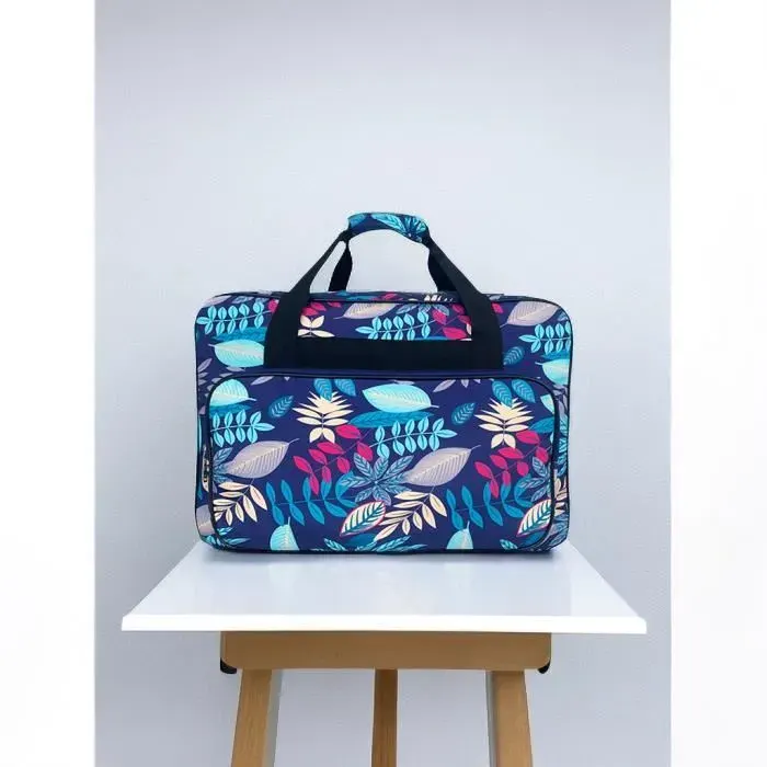 Ménage Machine À Coudre Sac À Main Fourre-Tout pour La Plupart Des Normes Couture Machine et Crochet Crochets À Bleu clair