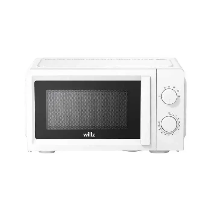 Micro-ondes 6 Niveaux de Puissance Décongélation Facile Intérieur Acier Inoxydable20L 700W blanc
