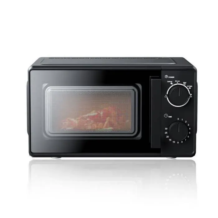 Micro-ondes 700 W,minuterie 30 minutes,20 litres deux boutons Noir
