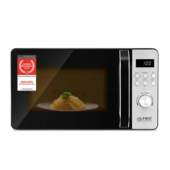 Micro-ondes avec Grill 20 litres puissance de 700W + 800W 8 Programmes auto