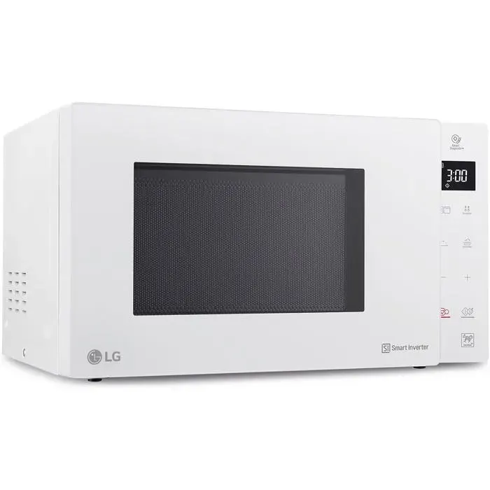 Micro-ondes avec grill blanc - LG - Smart Inverter - 1000 W - 25 l - Cuisson automatique - Décongélation — coloris Blanche