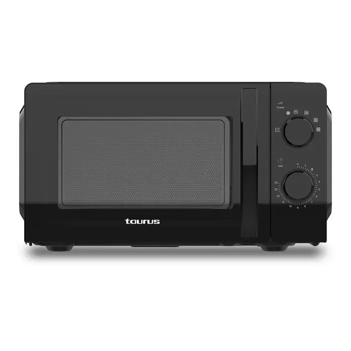 Micro-ondes compact - Taurus - 700W - 20L - 6 niveaux de puissance - Minuterie 30 min - Décongélation