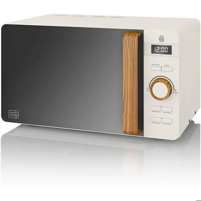 Micro-ondes Digital 20L Design Moderne Nordic SWAN SM22036WHTNEU 800W Blanc