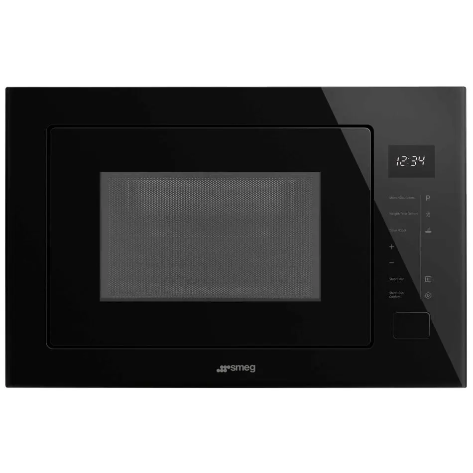 Micro-ondes encastrable grill SMEG FMI025BFR — coloris Noir