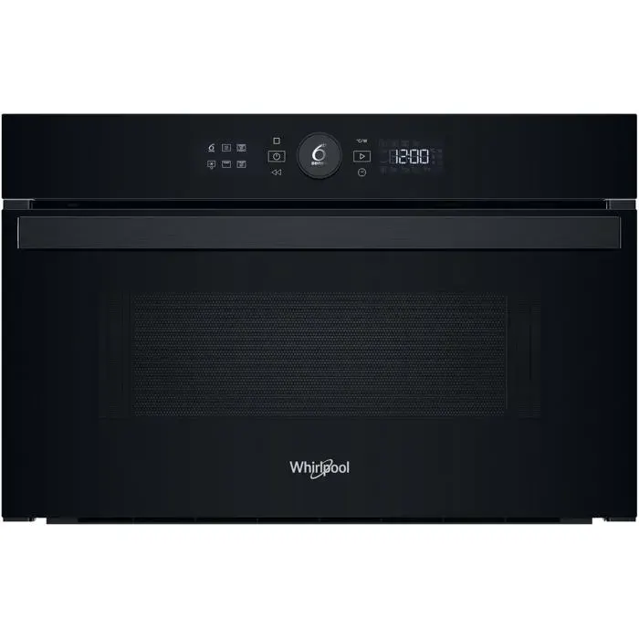 Micro-ondes encastrable noir - Whirlpool - 31 l - 1000 W - Gril 800 W - Cuisson automatique - Décongélation automatique — coloris Noire