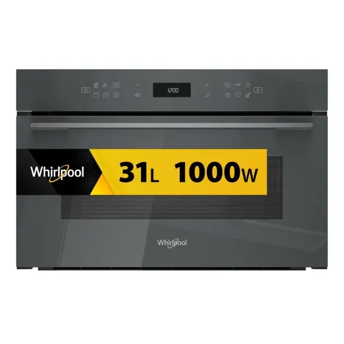 Micro-ondes encastrable Whirlpool 1000W 31L Gris - WMD7O4TSG