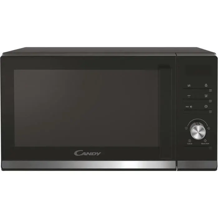 Micro-ondes Gril Candy Moderna CMGA20TNDB 700W 20L Digital Noir - Fonction Décongélation - 11 Niveaux de Puissance - 19 Menus Auto